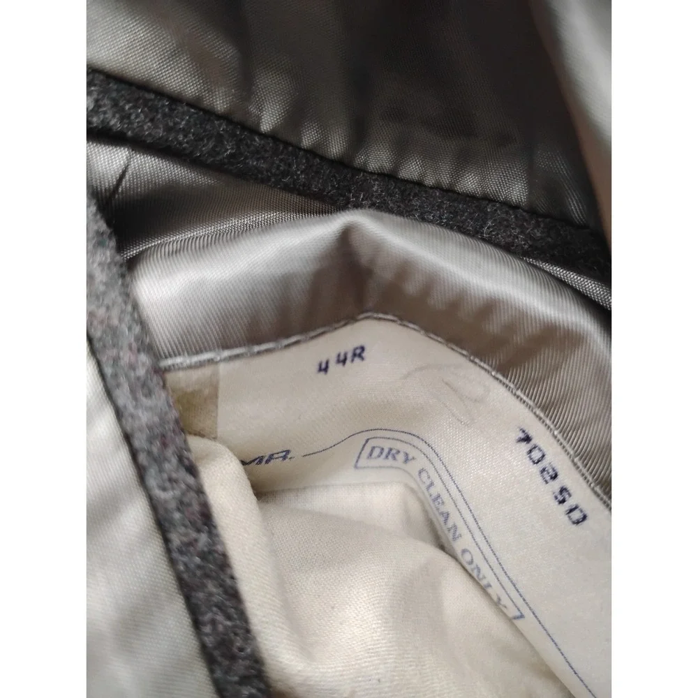 Polo Ralph Lauren Wool Blazer 44R Union Made In USA Brown Vintage